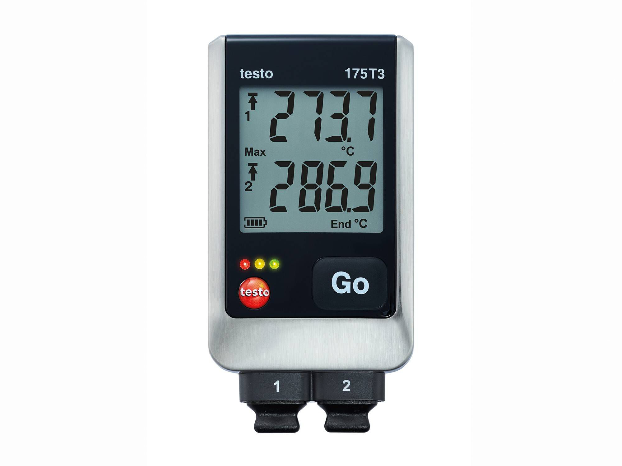 Testo 175-T3 Temperature Data Logger, USB, 2 Input Channel(s) - RS Calibration