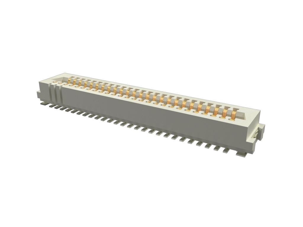 Amphenol Communications Solutions Conan Lite Series Straight, Vertical PCB Mount PCB Socket, 51-Contact, 1mm Pitch,