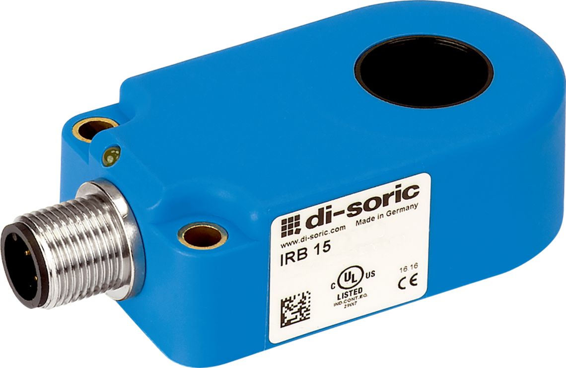 Di-Soric Inductive Ring Inductive Proximity Sensor, M12, NPN NO, 10 → 35 V dc