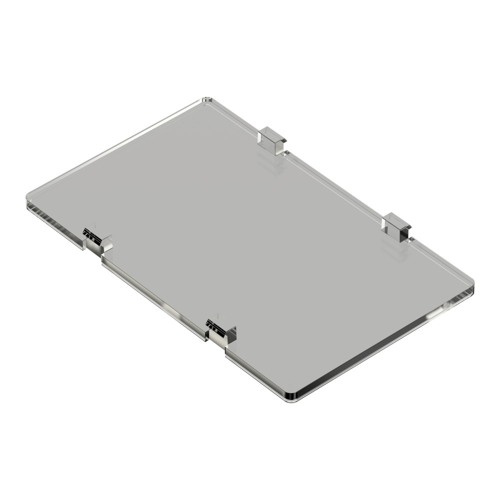 RS PRO Filter Enclosure Type, 66.4 x 41.1 x 4.9mm, ABS DIN Rail Enclosure