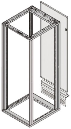 nVent SCHROFF Steel Rear Panel, 34U