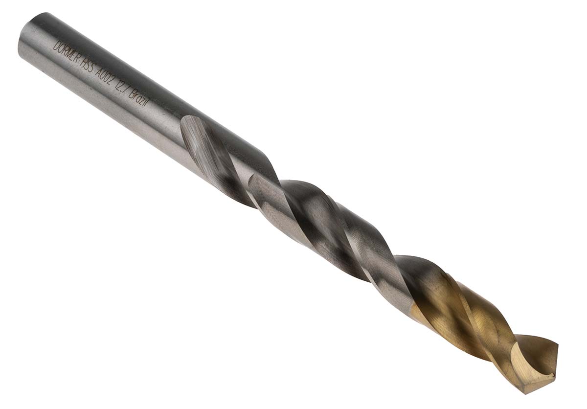 Dormer HSS Twist Drill Bit, 12.7mm Diameter, 151 mm Overall