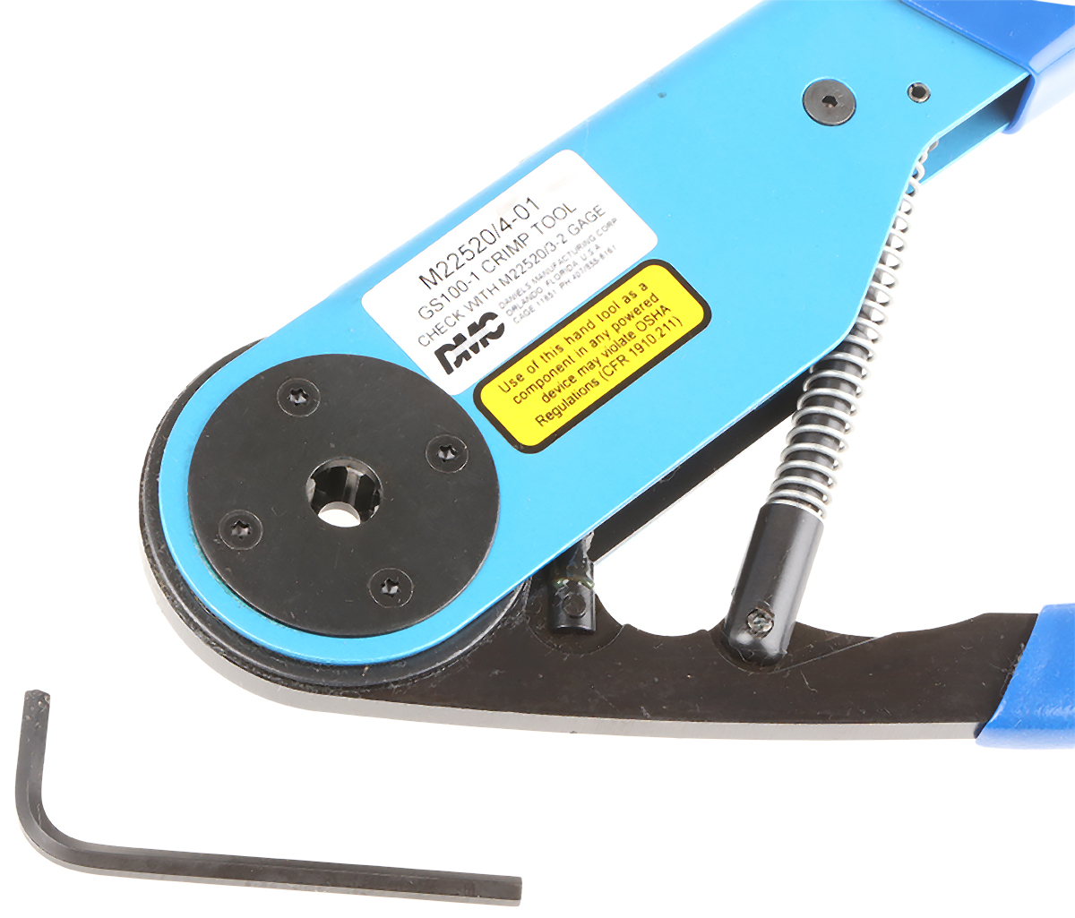 Glenair Hand Ratcheting Crimp Tool Frame