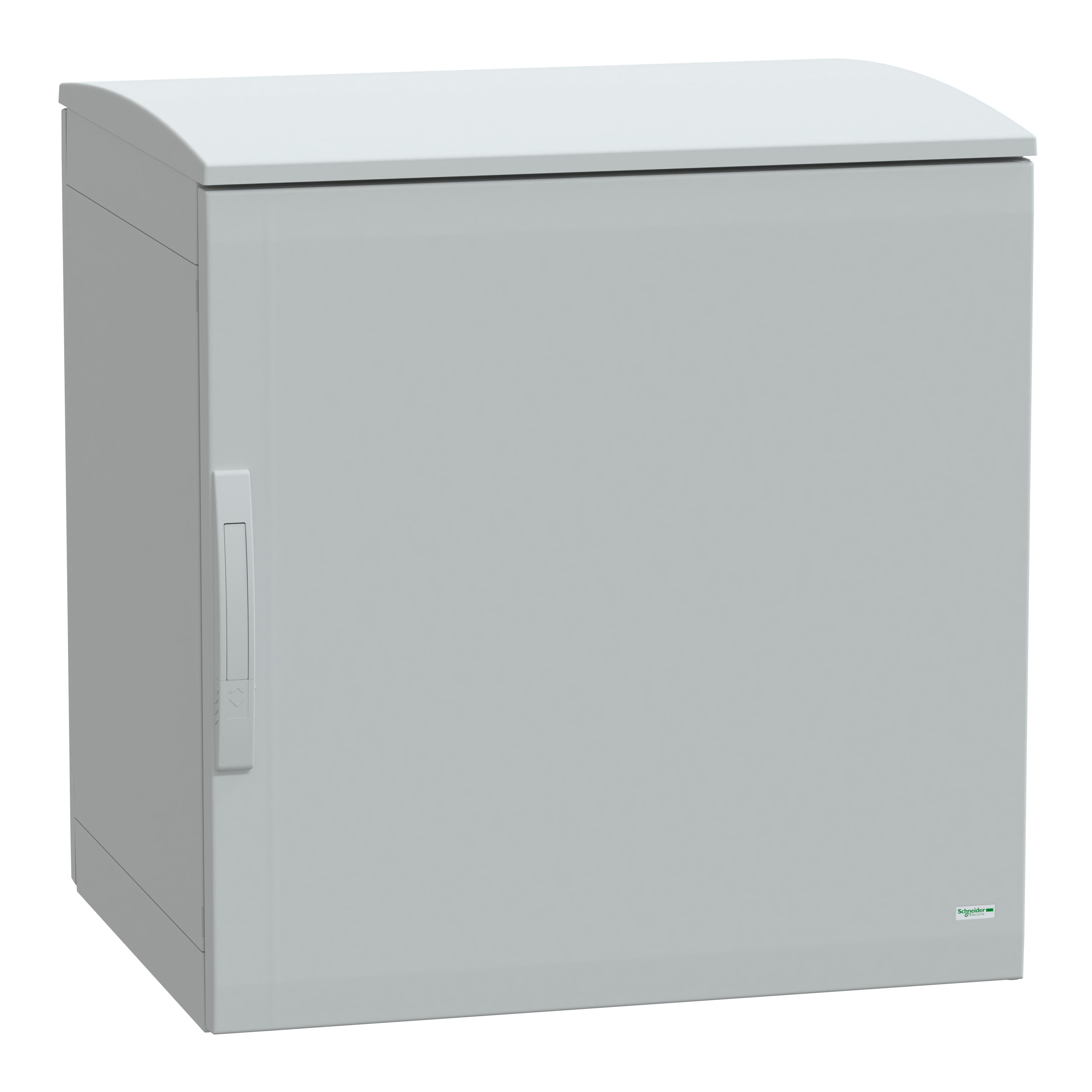 Schneider Electric PanelSeT Series Fibreglass Reinforced Polyester Single-Door-Door Floor Standing Enclosure, Opaque