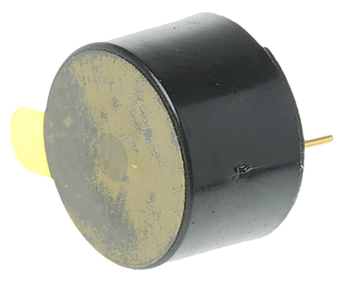 RS PRO 94dB PCB Mount Continuous Internal Magnetic Buzzer Component, 12 x 9.5mm, 3V dc Min, 6V dc Max