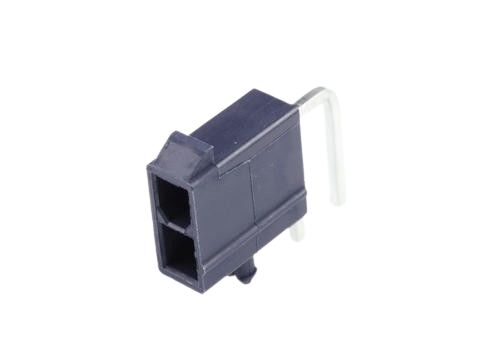 Molex 172448 Series Right Angle Through Hole PCB Header, 2 Contact(s), 4.2 mm Pitch, 2 Row, Shrouded