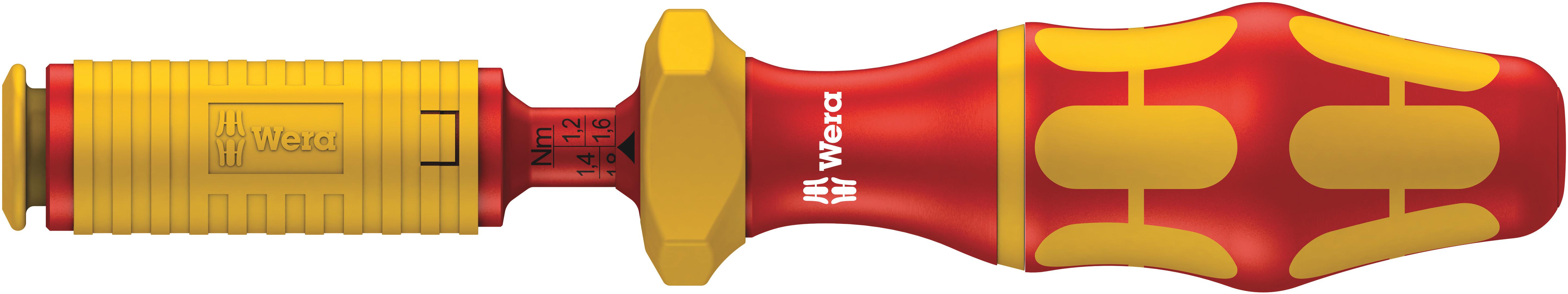 Wera Adjustable Hex Torque Screwdriver, 1.7 → 3.5Nm, 9 mm Drive, ±6 % Accuracy - With RS Calibration