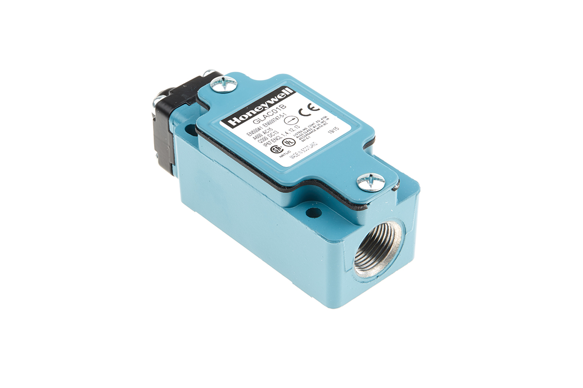 Honeywell GLA Series Plunger Limit Switch, NO/NC, IP67, SPDT, Die Cast Zinc Housing, 600V ac Max, 6A Max