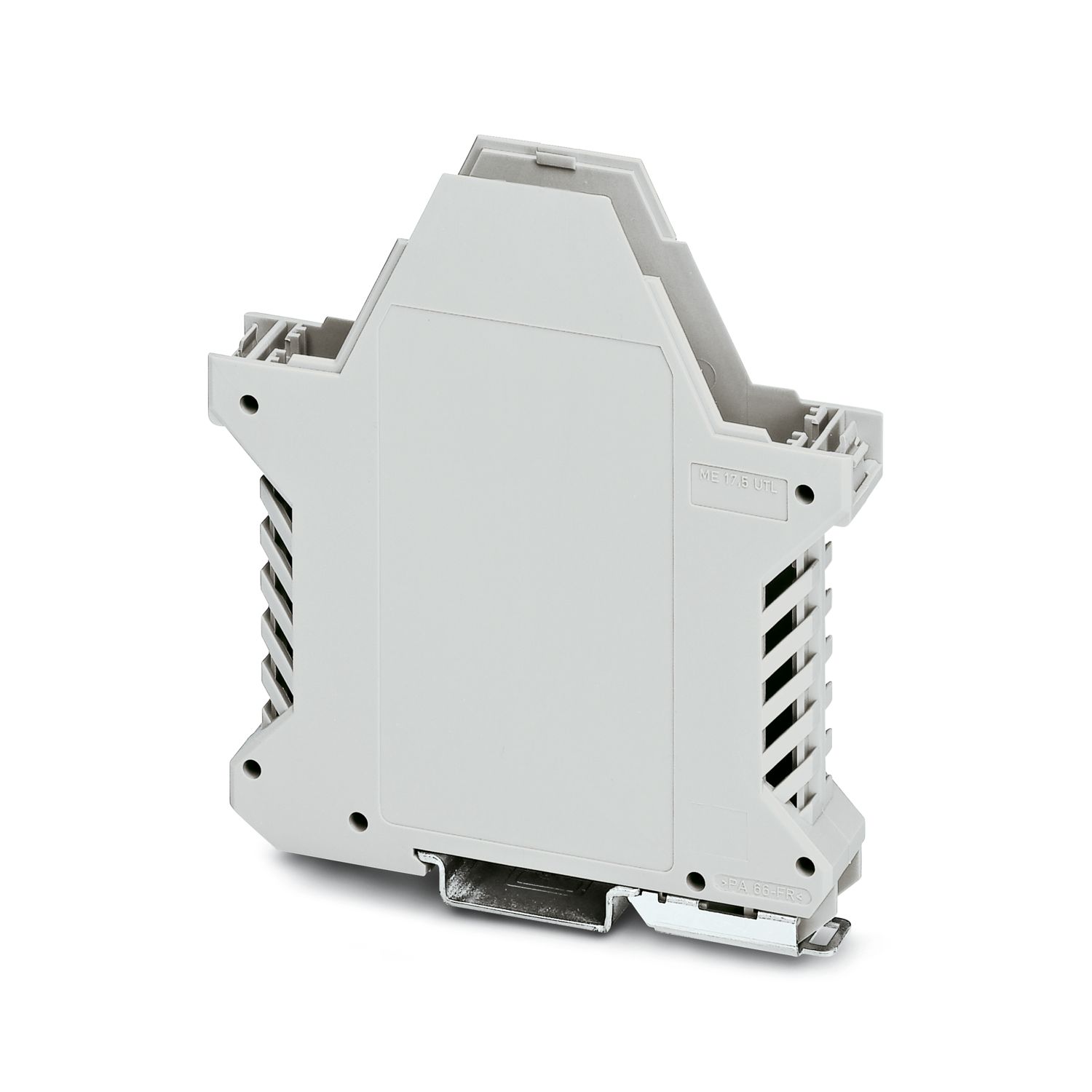 Phoenix Contact Lower Housing Part with Metal Foot Catch Enclosure Type ME Series , 17.6 x 99 x 107.3mm, Polyamide
