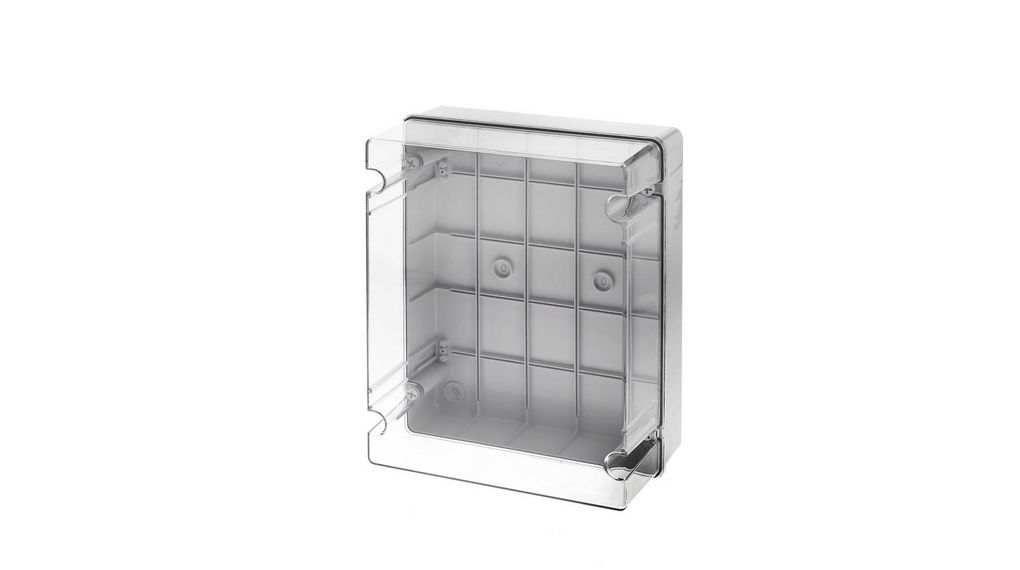 WISKA WIB Series RAL 7035 Light Grey Polycarbonate Junction Box, IP65, 380x300x180mm