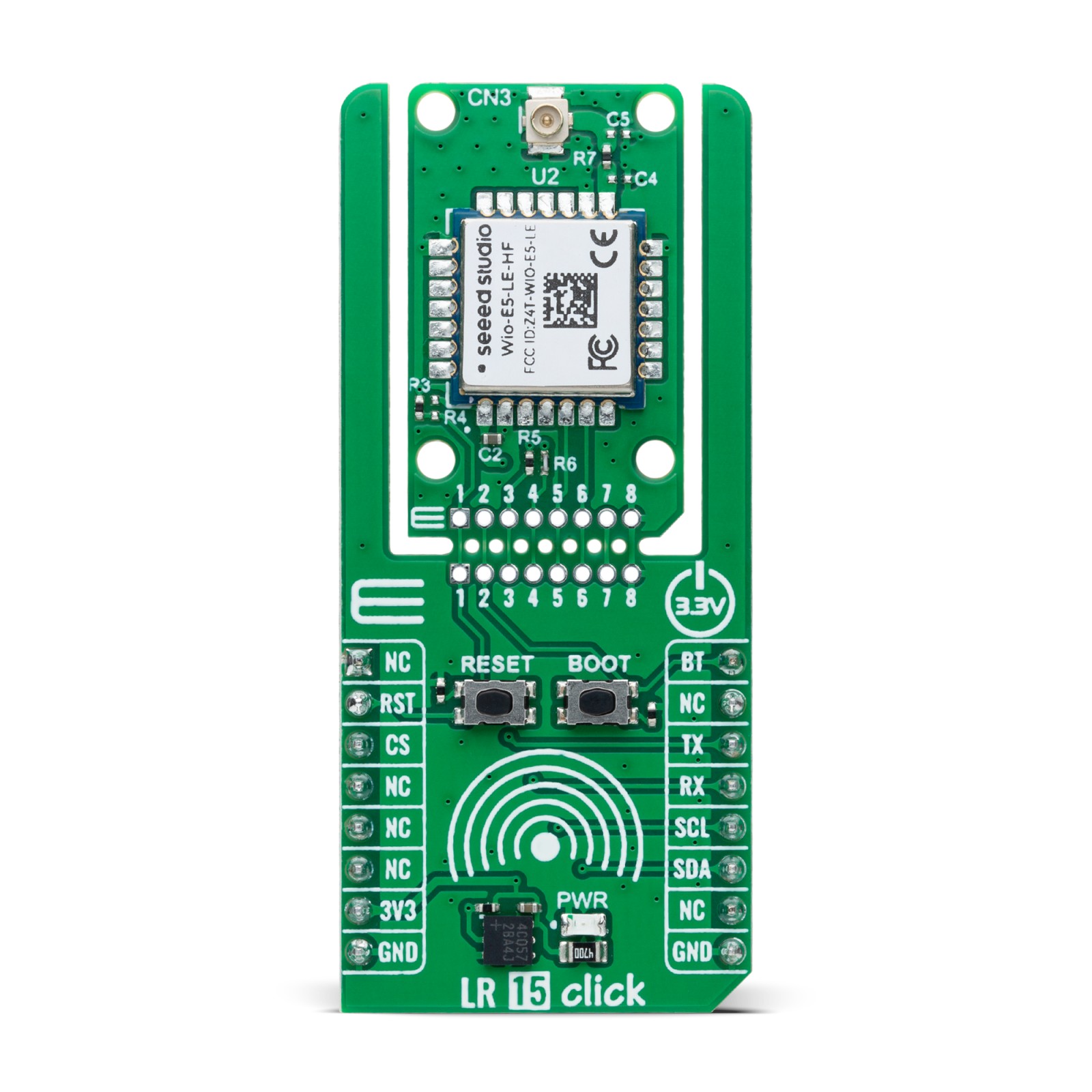 MikroElektronika LR 15 Click Evaluation Board Evaluation Board for Ultralow Power Long Range Communication In