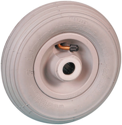 Guitel Hervieu Black, Grey Polyurethane Low Starting Resistance, Non-Marking Trolley Wheel, 70kg