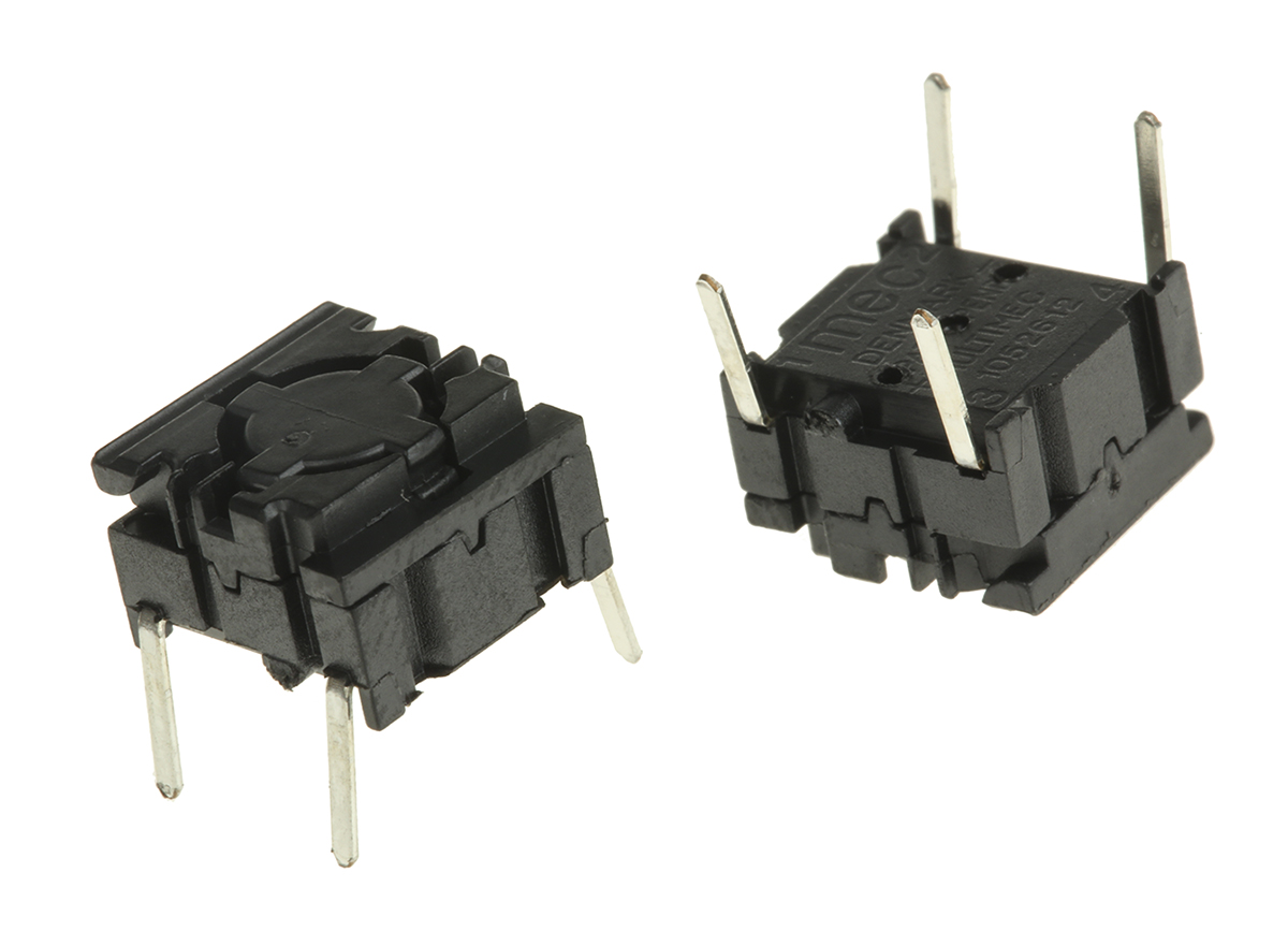 MEC IP67 Cap Tactile Switch, SPST 50 mA @ 24 V dc