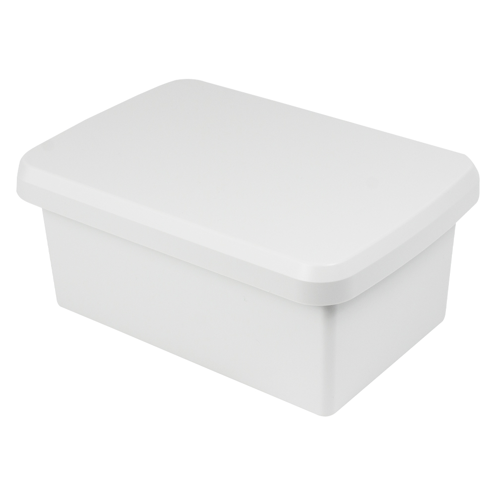 CAMDENBOSS 73 Series White ASA General Purpose Enclosure, IP68, White Lid, 210x145x90mm