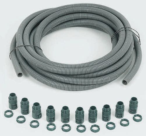 Adaptaflex Flexible Contractor Pack Conduit, 20mm Nominal Diameter, PVC, Grey