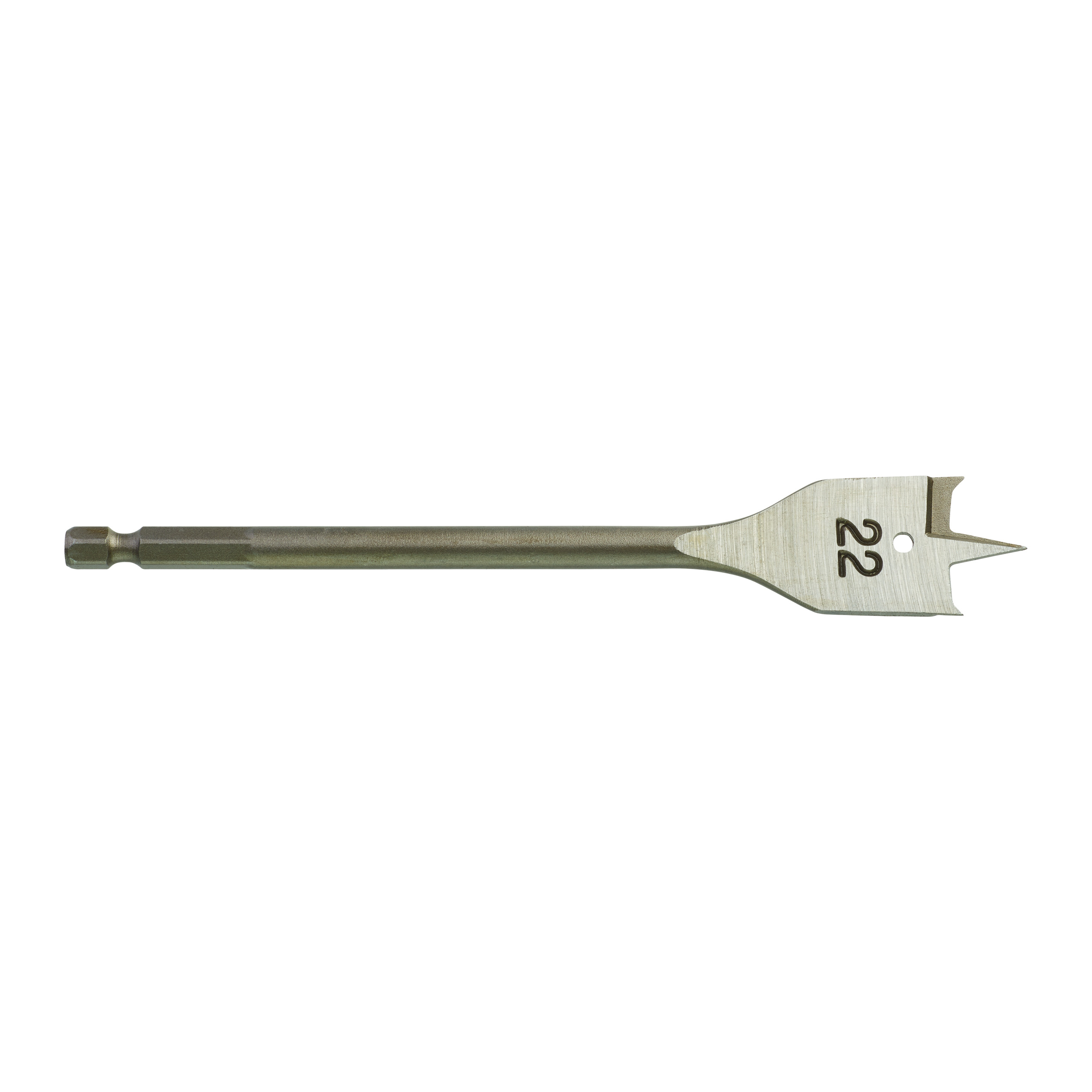 4932 Series Flat Wood Drill Bit for Wood, 22mm Diameter, 152 mm Overall