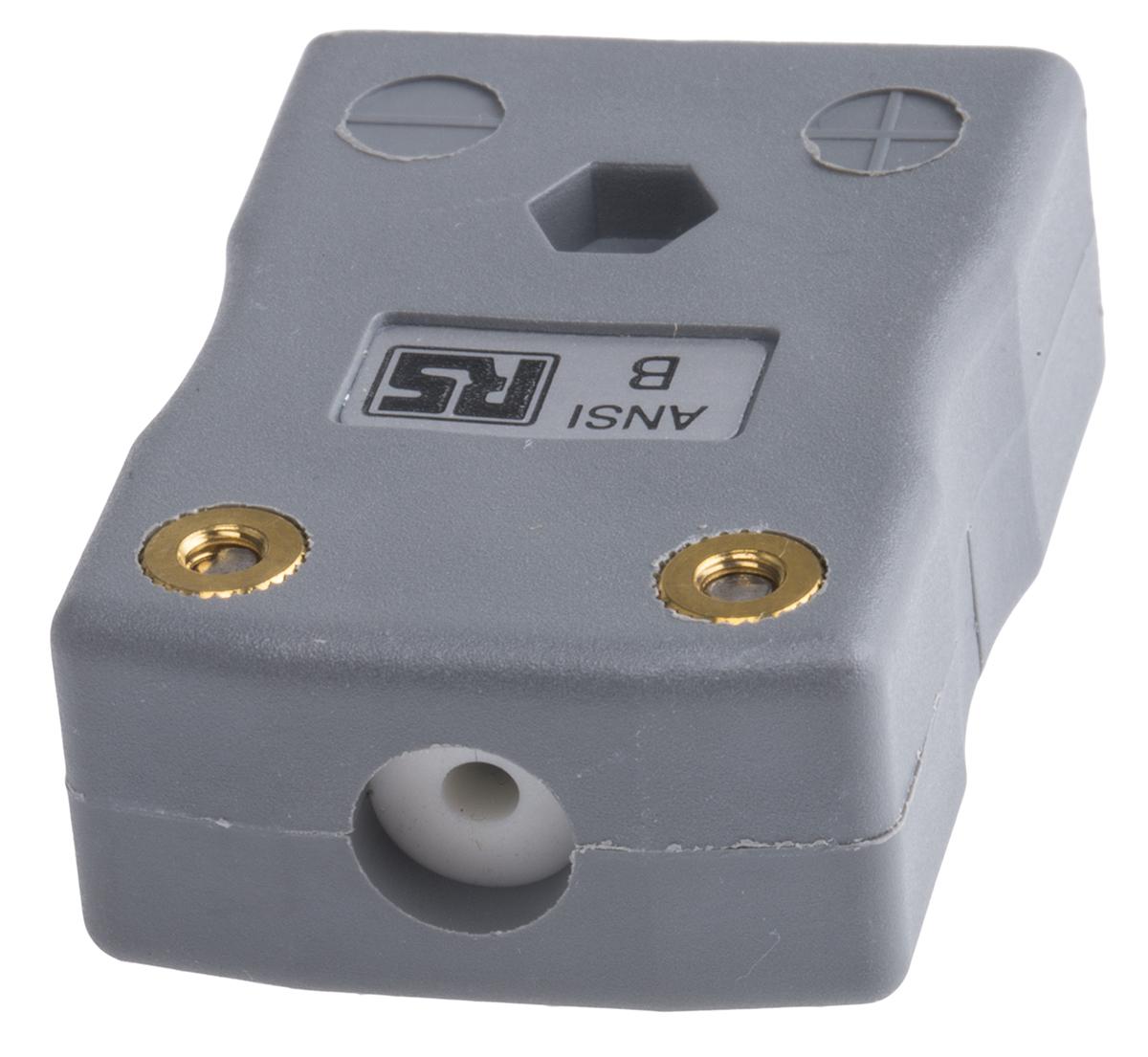 RS PRO Standard Thermocouple Connector for Use with Type B Thermocouple, 6mm Probe, ANSI, RoHS Compliant Standard