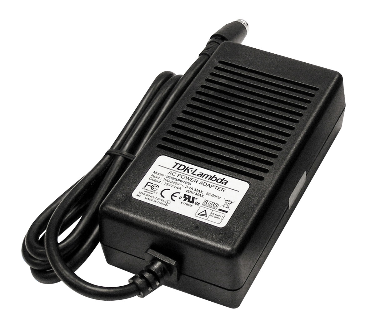 TDK-Lambda 65W Power Brick AC/DC Adapter 24V dc Output, 2.7A Output