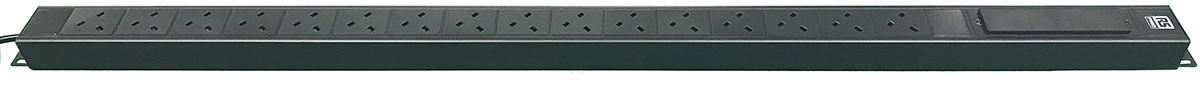 RS PRO Type G - British 16 Gang Power Distribution Unit, 3m Cable, 13A, 250 V ac