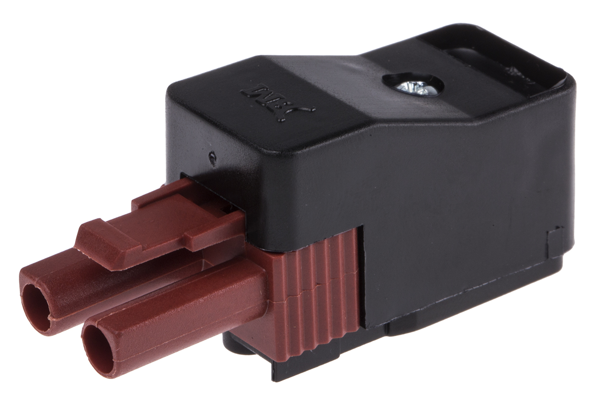 RS PRO Non-Fused Terminal Block, 2-Way, 16A, 2.5 mm² Wire, Screw Down Termination