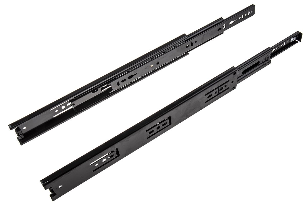 Accuride Steel Drawer Slide, 350mm Closed Length, 45kg Load