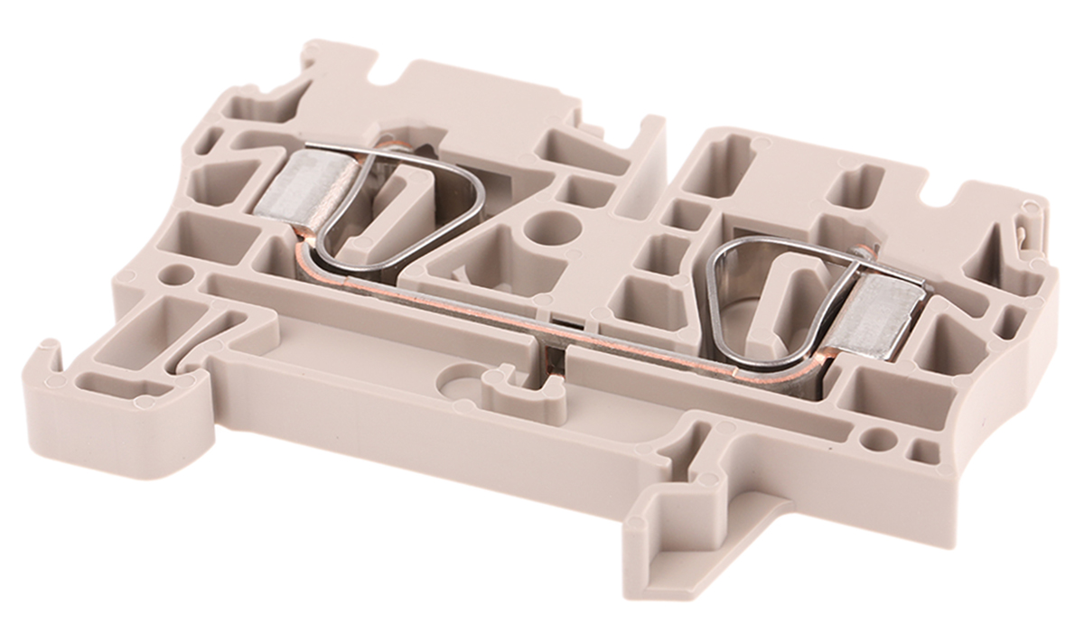 Weidmuller 1632050000 ZDU Series Brown, 4mm², Single-Level, Clamp Termination, ATEX, IECEx