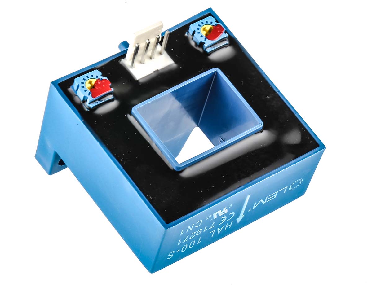 LEM HAL Series Current Transformer, 100A Input, 100:1, 20 x 15mm Bore, 15 V