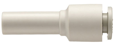 SMC KQ2 Series Straight Tube-to-Tube Adaptor, Push In 2 mm to Push In 4 mm, Tube-to-Tube Connection Style
