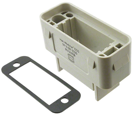 HARTING Han-Modular Heavy Duty Power Connector Hood, Straight