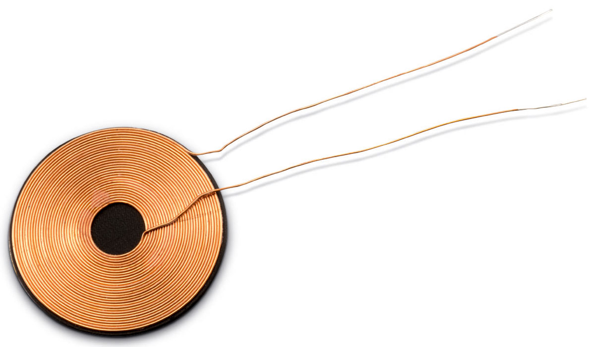 Wurth Elektronik WE-WPCC Wireless Charging Coil Receiver 700mA, 11.8 μH, 15mm dia.