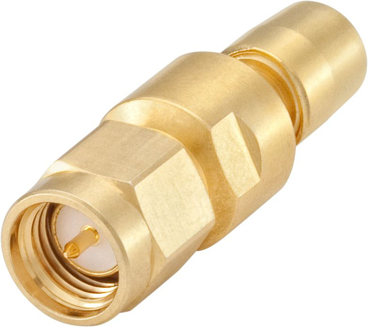 Rosenberger Straight 50Ω RF Adapter SMB Socket to SMA Plug 4GHz