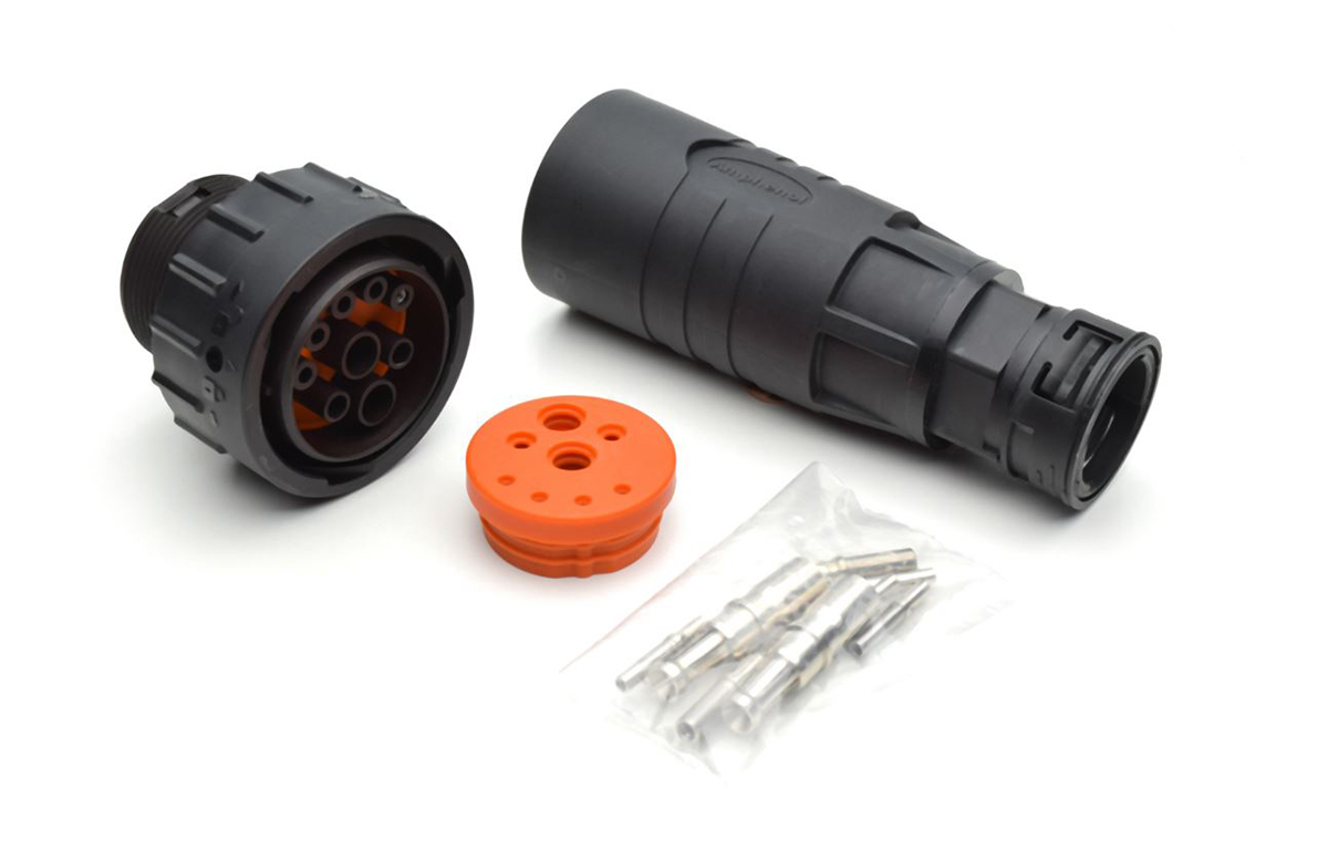 Amphenol Industrial Circular Connector, 9 Contacts, Cable, Standard Connector, Socket, Female, IP67, IP69K, Duramate