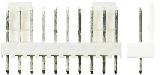 Molex KK 254 Series Straight Through Hole Pin Header, 7 Contact(s), 2.54 mm Pitch, 1 Row, Unshrouded