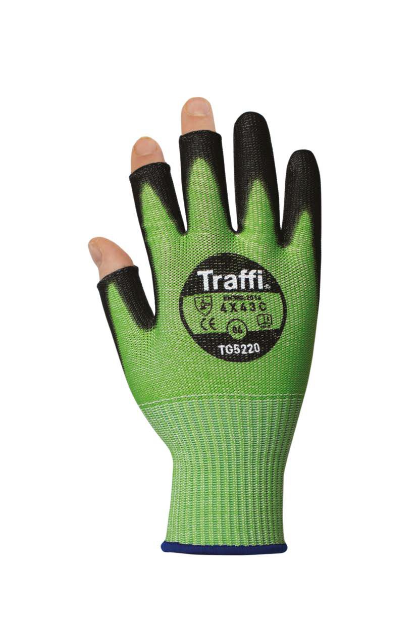 Traffi Green Glass, Polyester, Elastane, High Performance Polyethylene Elastane, Fibreglass, HPPE, Polyester General