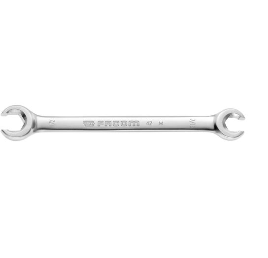 Facom 42 Series Flare Nut Spanner, 3/8in, Imperial, Double Ended, 140 mm Overall