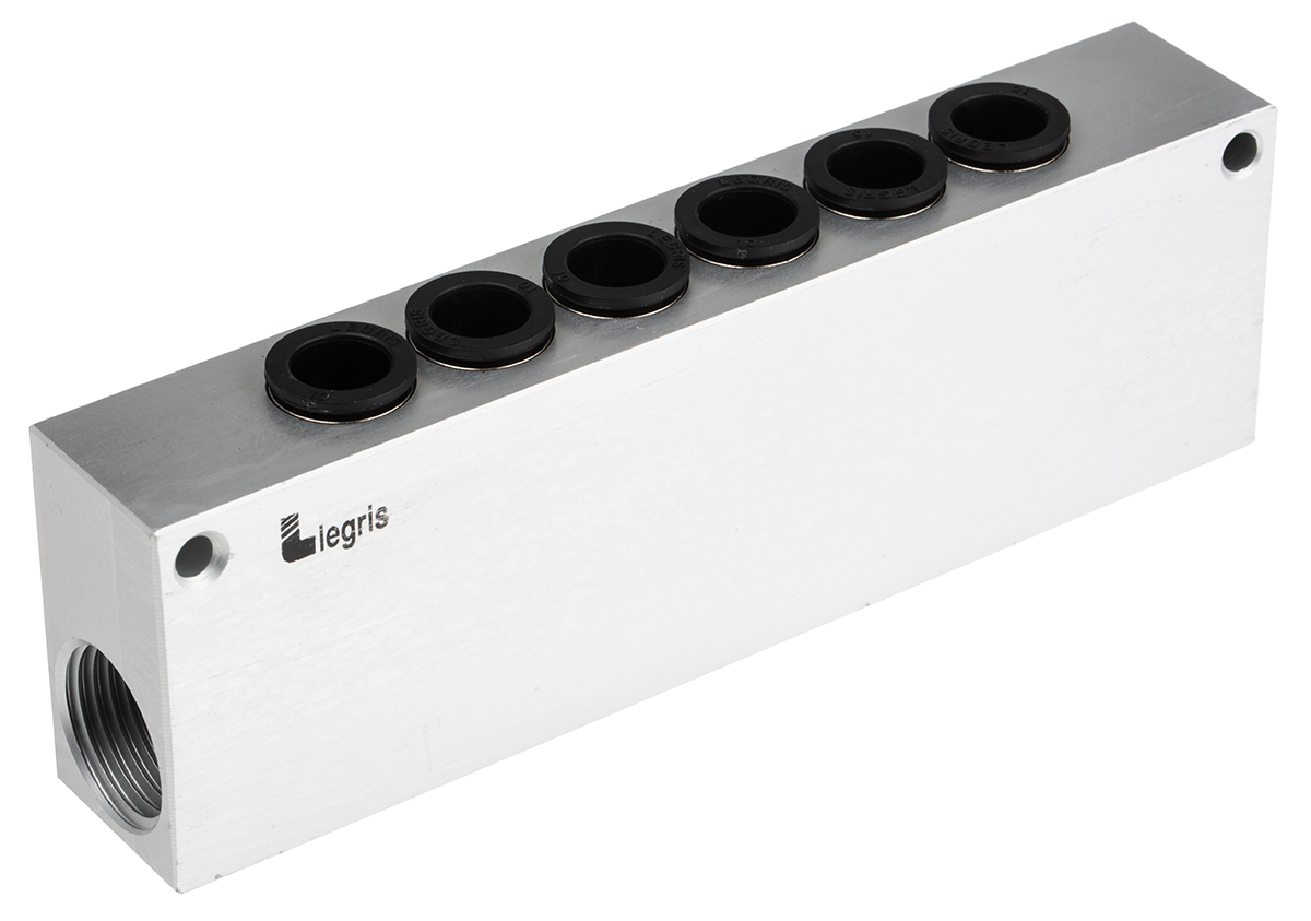 Legris 3310 series 6 station G 1/2 Manifold