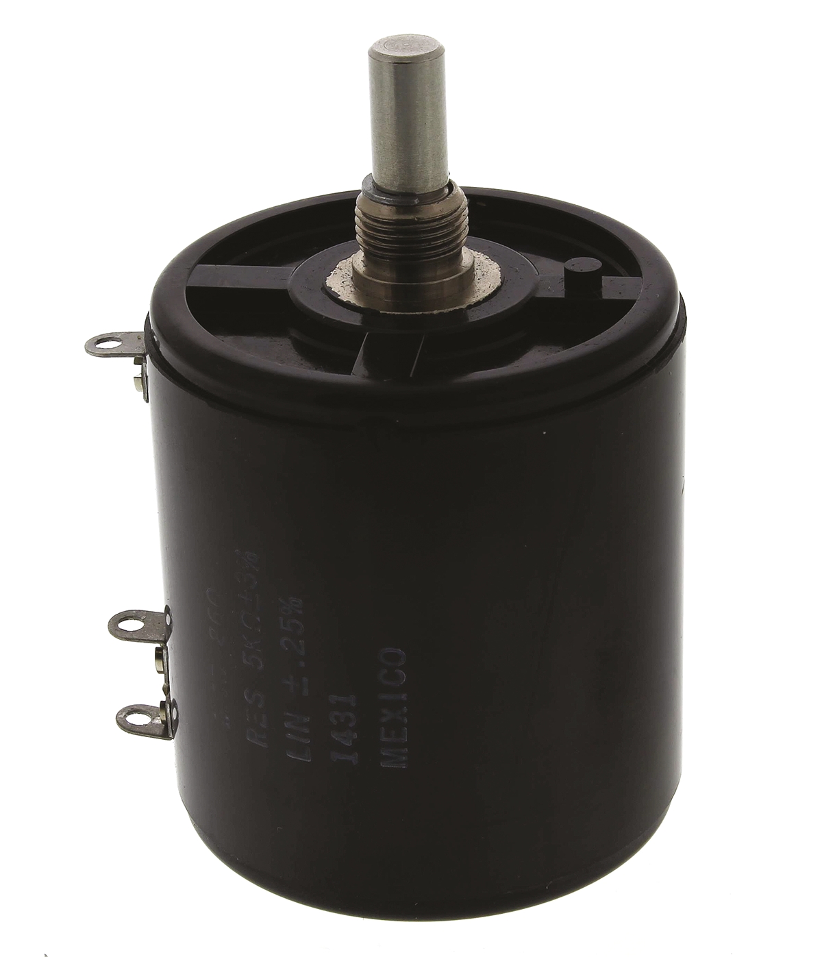 Vishay 860 5kΩ Rotary Potentiometer 10-Turns 1-Gang Panel Mount, 860B1502