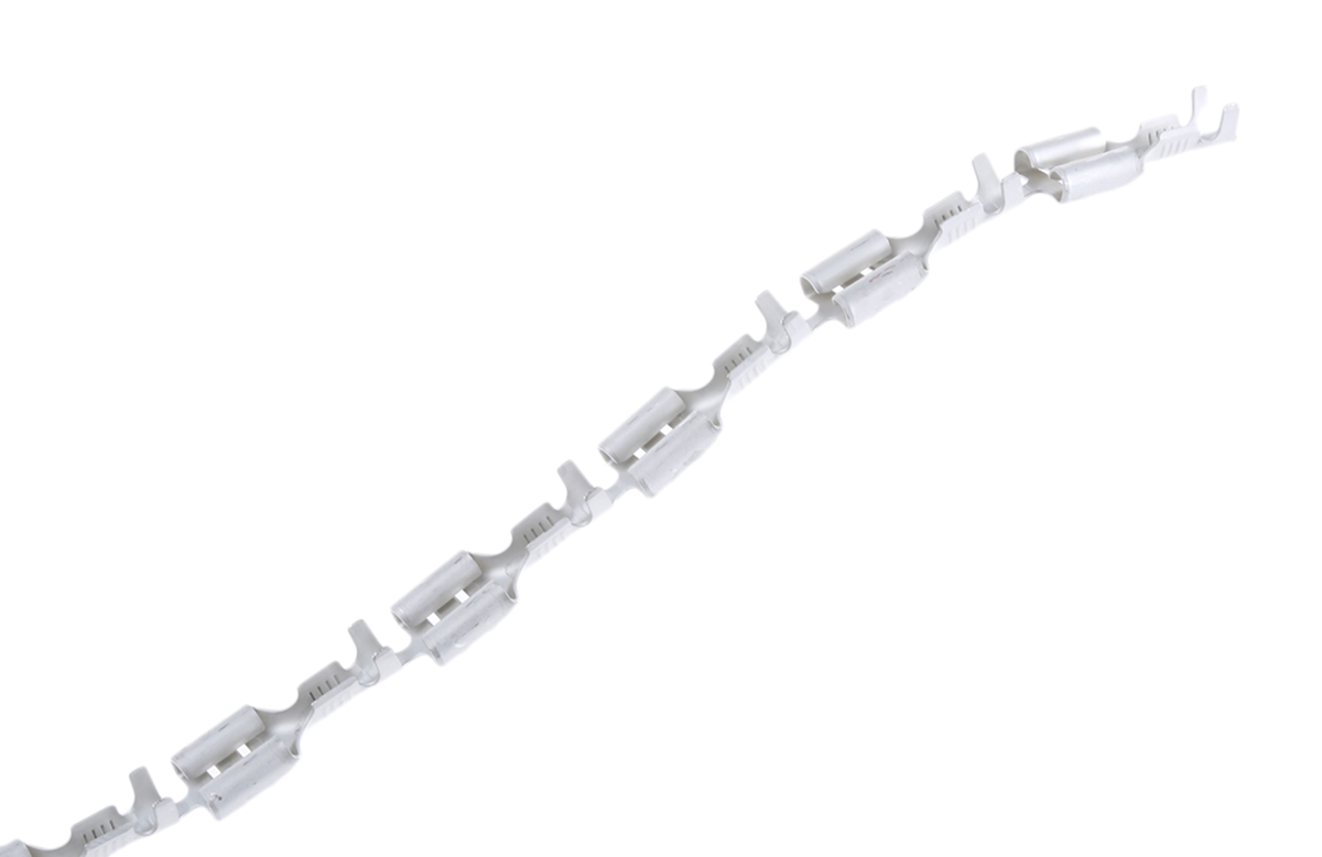 TE Connectivity FASTON .250 Uninsulated Female Spade Connector, Receptacle, 6.35 x 0.81mm Tab Size, 0.5mm² to 1.5mm²