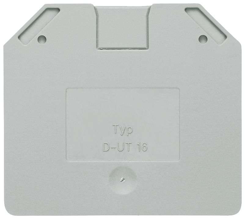 Siemens 8WH9076 Series End Cover for Use with DIN Rail Terminal Blocks