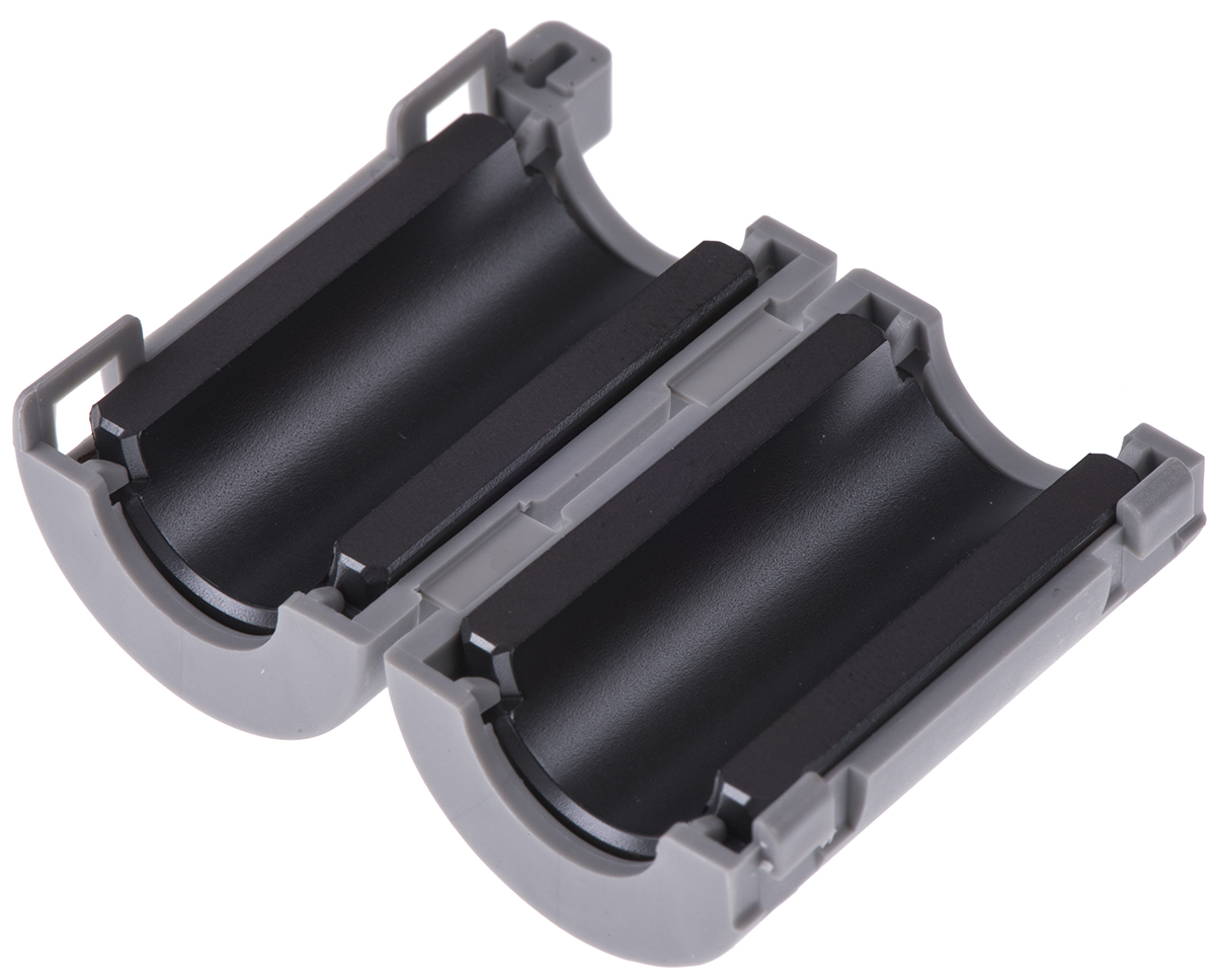 TDK Openable Ferrite Sleeve, 19.5 Dia. x 35mm, For Suppression Components, Apertures: 1, Diameter 9mm