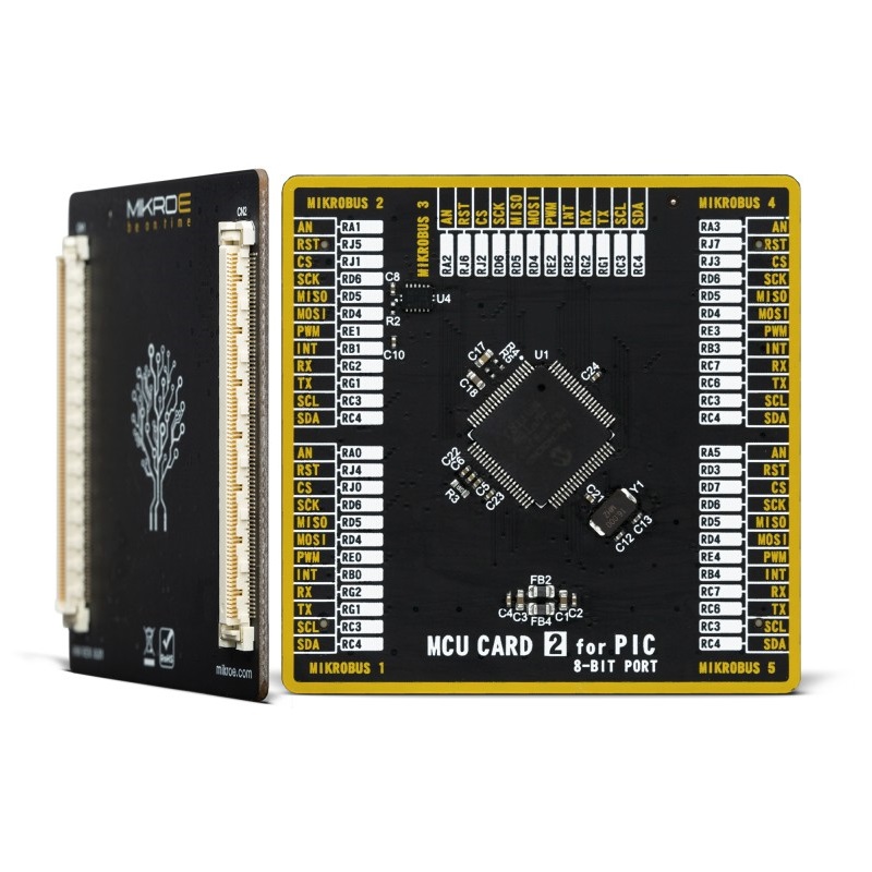 Brand-Rex MCU CARD 2 For PIC PIC18F85K22 Microcontroller Development Board