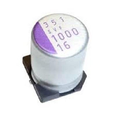Panasonic 120μF Surface Mount Polymer Capacitor, 35V