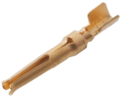 TE Connectivity, AMPLIMITE HDP-20 Series, size 20 Female Crimp D-sub Connector Contact, Gold Socket, 22 → 18 AWG