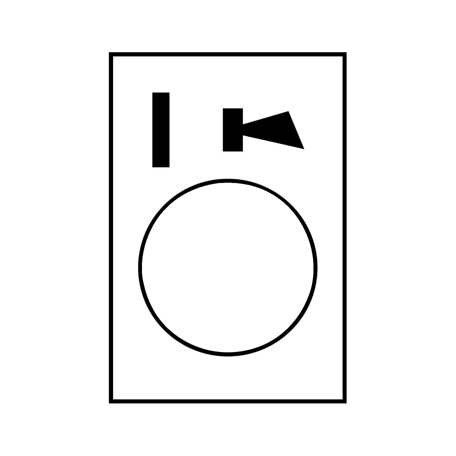 Schneider Electric Marked Label for Use with Push Button, Start-Klaxon