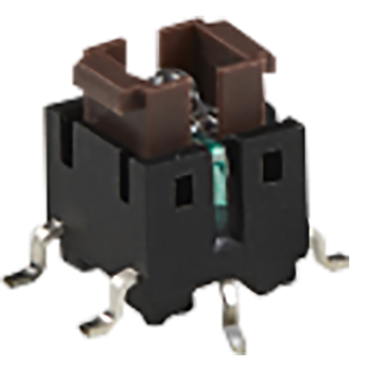 TE Connectivity Brown Rectangular Tactile Switch, SPST 50 mA 2.2mm Surface Mount