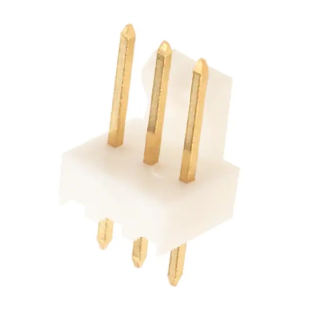 Molex KK 100 Series Vertical Through Hole Pin Header, 3 Contact(s), 2.54 mm Pitch, 1 Row, Unshrouded