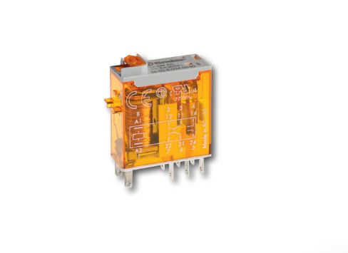 Finder Plug-In Mount Power Relay, 24V dc Coil, 8A Switching Current, DPDT