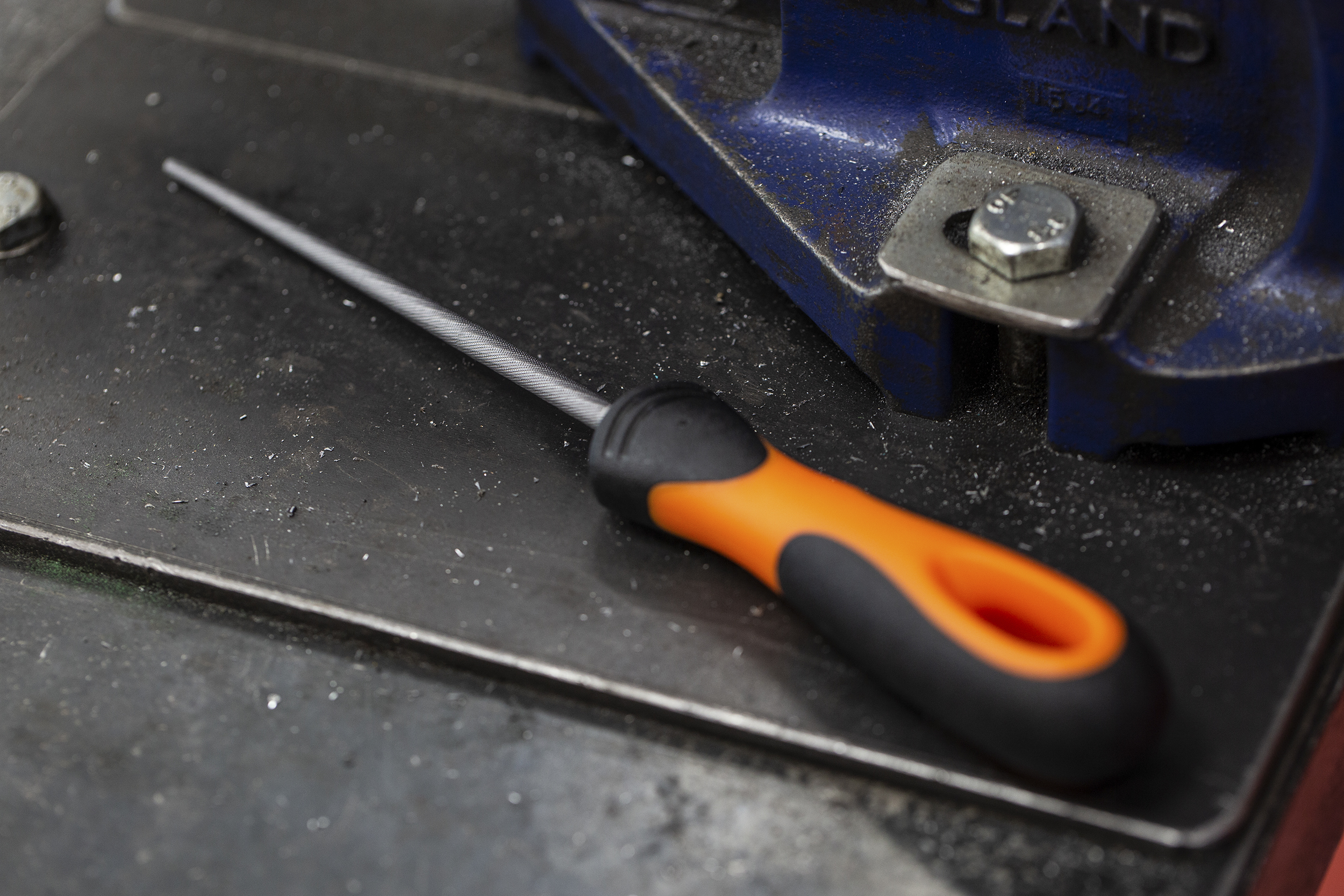 Bahco 150mm, Second Cut, Round Engineers File