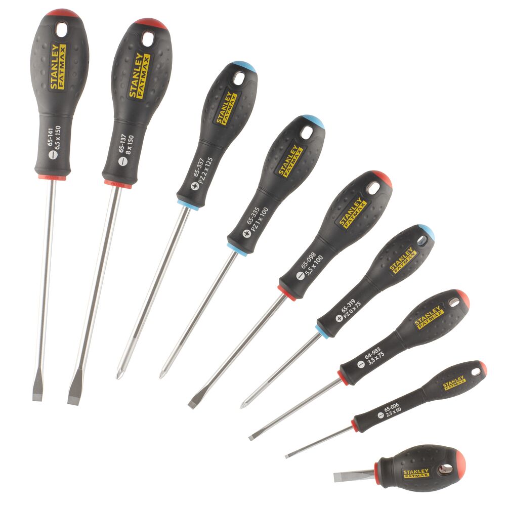 Stanley Flared, Parallel, Phillips Insulated Screwdriver Set, 20-Piece
