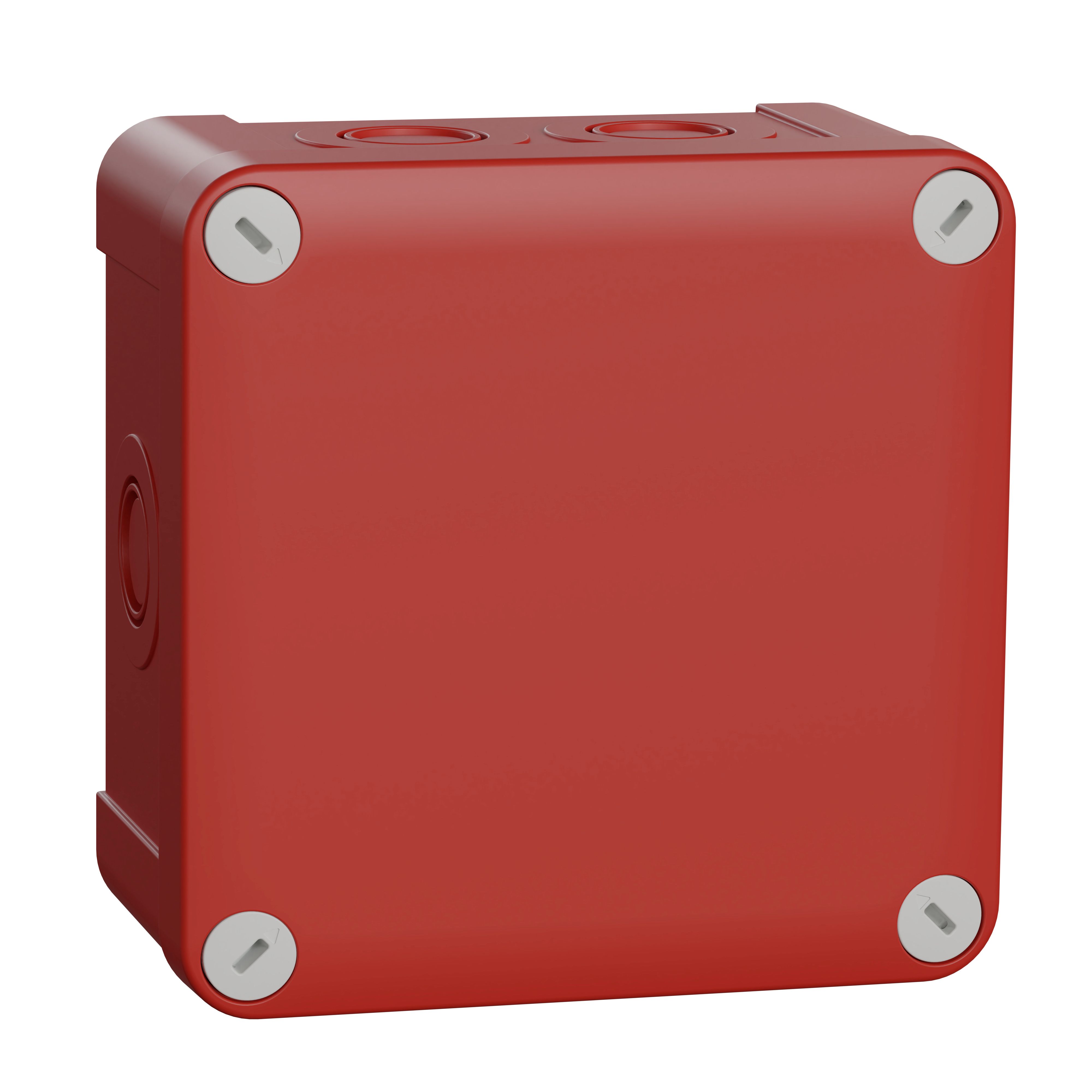 Schneider Electric Mureva Series Red Polypropylene Junction Box, IP55